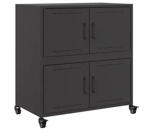 Kumode, Melna, 68X39X72 Cm, Tērauds Vidaxl Kumode, Melna, 68X39X72 Cm, Tērauds Vidaxl