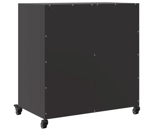 Kumode, Melna, 68X39X72 Cm, Tērauds Vidaxl Kumode, Melna, 68X39X72 Cm, Tērauds Vidaxl