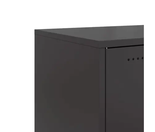 Kumode, Melna, 68X39X72 Cm, Tērauds Vidaxl Kumode, Melna, 68X39X72 Cm, Tērauds Vidaxl