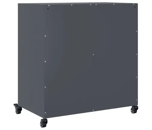 Kumode, Antracītpelēka, 68X39X72 Cm, Tērauds Vidaxl