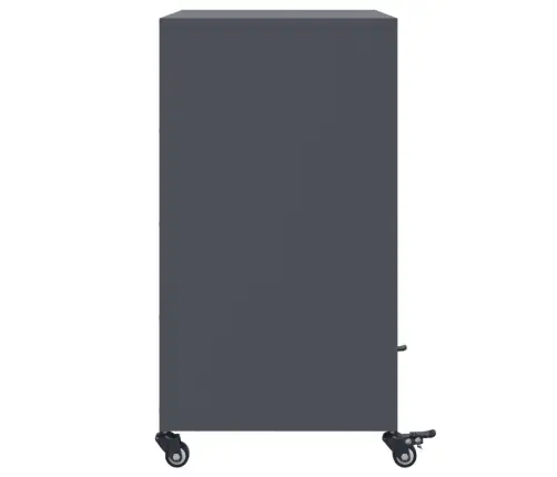 Kumode, Antracītpelēka, 68X39X72 Cm, Tērauds Vidaxl