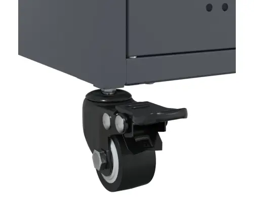 Kumode, Antracītpelēka, 68X39X72 Cm, Tērauds Vidaxl