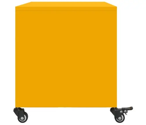 Telerikapp, Sinepikollane, 68X39X43,5 cm Teras