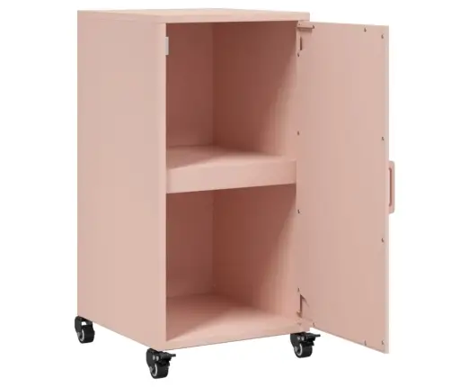 Kumode, Rozā, 36X39X72 Cm, Tērauds Vidaxl Kumode, Rozā, 36X39X72 Cm, Tērauds Vidaxl