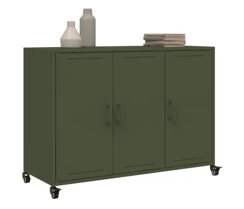 Puhvetkapp, Oliiviroheline, 100,5X39X72 cm Teras