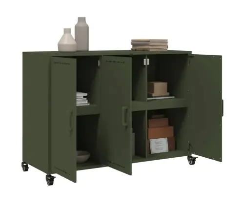 Puhvetkapp, Oliiviroheline, 100,5X39X72 cm Teras