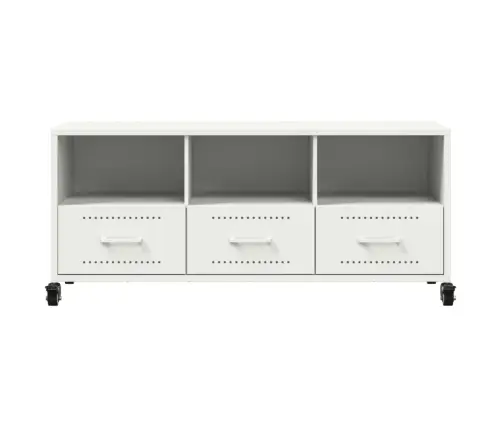 Tv Skapītis, Balts, 100,5X39X43,5 Cm, Tērauds Vidaxl Tv Skapītis, Balts, 100,5X39X43,5 Cm, Tērauds Vidaxl