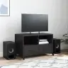 Tv Skapītis, Melns, 68X39X43,5 Cm, Tērauds Vidaxl