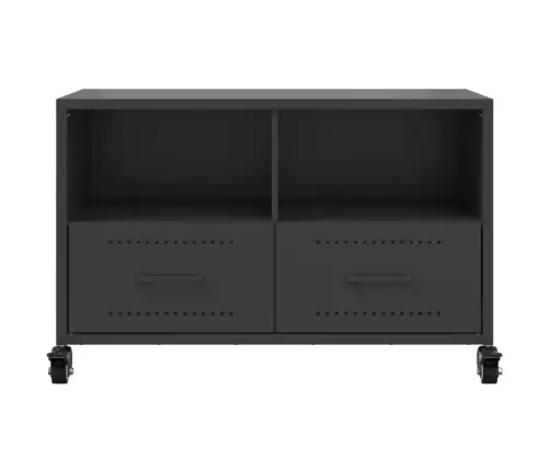 Tv Skapītis, Melns, 68X39X43,5 Cm, Tērauds Vidaxl