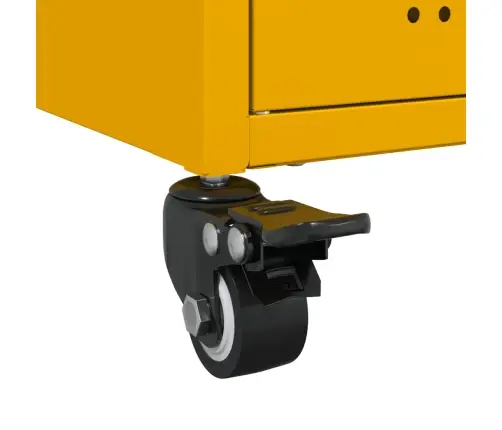 Telerikapp, Sinepikollane, 68X39X43,5 cm Teras