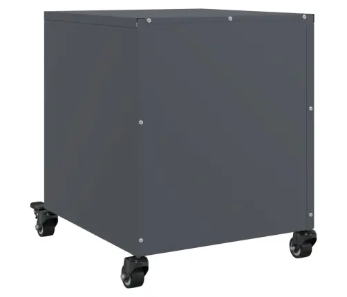 Naktinės Spintelės, 2Vnt., Antracito, 36X39X43,5cm Plienas