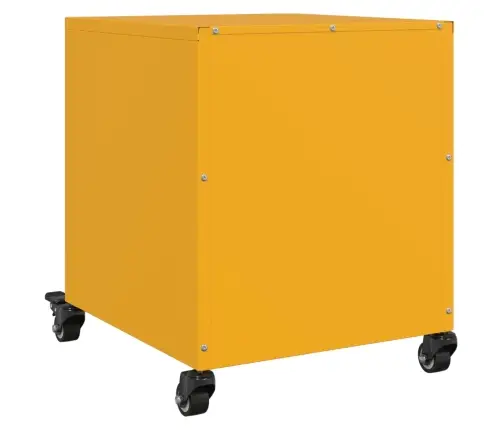 Naktinė Spintelė, Garstyčių Geltona, 36X39X43,5cm Plienas