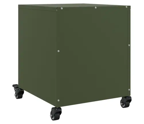 Naktsskapītis, Olīvu Zaļš, 36X39X43,5 Cm, Tērauds Vidaxl Naktsskapītis, Olīvu Zaļš, 36X39X43,5 Cm, Tērauds Vidaxl