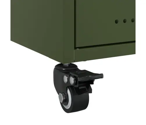 Naktsskapītis, Olīvu Zaļš, 36X39X43,5 Cm, Tērauds Vidaxl Naktsskapītis, Olīvu Zaļš, 36X39X43,5 Cm, Tērauds Vidaxl