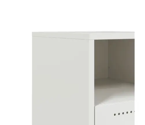 Naktinė Spintelė, Baltos Spalvos, 36X39X43,5cm Plienas