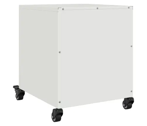 Naktsskapīši, 2 Gab., Balti, 36X39X43,5 Cm, Tērauds Vidaxl