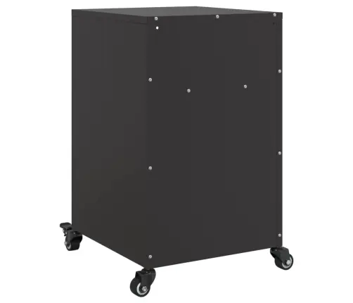 Naktsskapīši, 2 Gab., Melni, 36X39X59 Cm, Tērauds Vidaxl Naktsskapīši, 2 Gab., Melni, 36X39X59 Cm, Tērauds Vidaxl