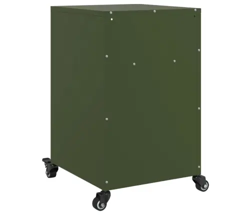 Naktinės Spintelės, 2Vnt., Alyvuogių, 36X39X59cm Plienas