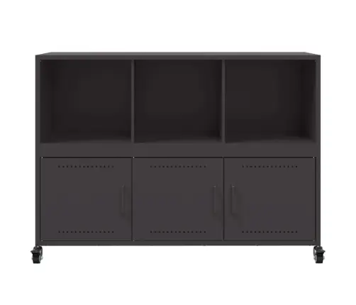 Kumode, Melna, 100,5X39X72 Cm, Tērauds Vidaxl