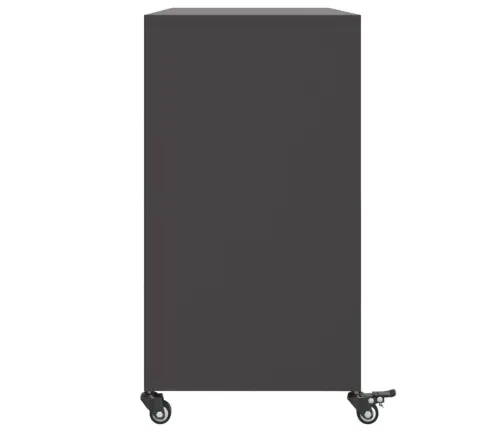 Kumode, Melna, 100,5X39X72 Cm, Tērauds Vidaxl