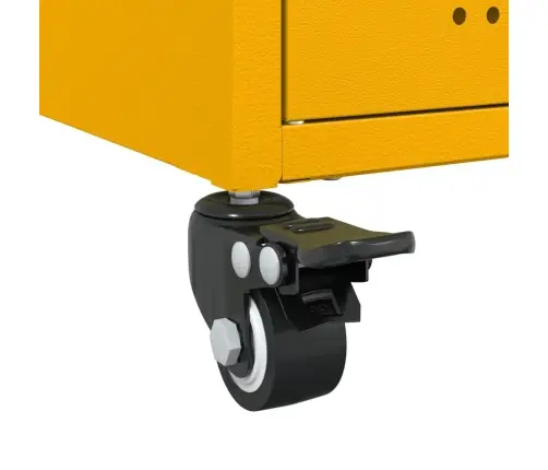 Šoninė Spintelė, Garstyčių Geltona, 100,5X39X72cm Plienas