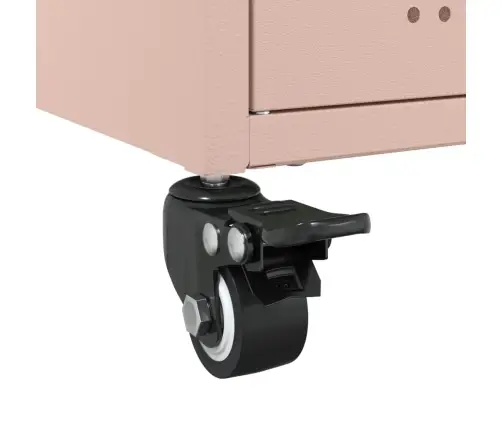 Kumode, Rozā, 100,5X39X72 Cm, Tērauds Vidaxl Kumode, Rozā, 100,5X39X72 Cm, Tērauds Vidaxl