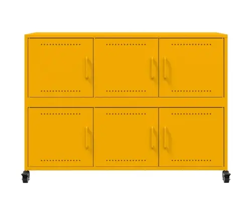 Puhvetkapp, Sinepikollane, 100,5X39X72 cm Teras