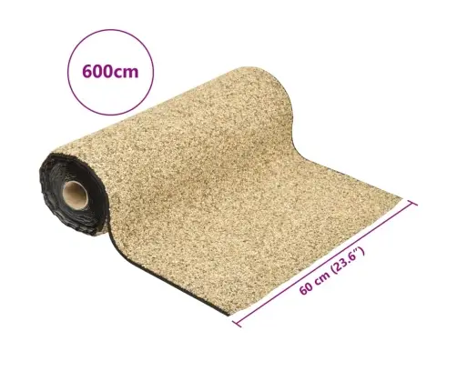 Dīķa Plēve, Smilšu Dizains, 600X60 Cm Vidaxl