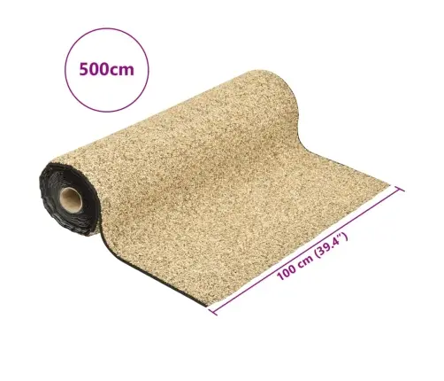 Dīķa Plēve, Smilšu Dizains, 500X100 Cm Vidaxl