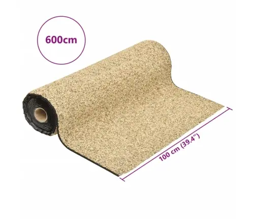 Dīķa Plēve, Smilšu Dizains, 600X100 Cm Vidaxl