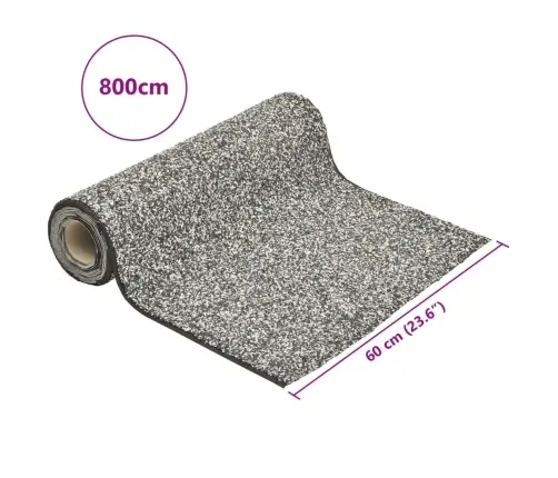 Dīķa Plēve, Pelēka, 800X60 Cm Vidaxl