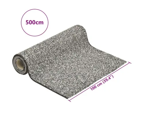 Dīķa Plēve, Pelēka, 500X100 Cm Vidaxl