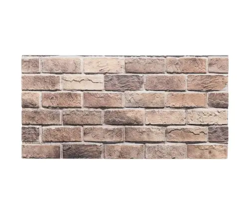 3D Sienas Paneļi, 10 Gab., Brūni, 100X50 Cm, Eps Vidaxl