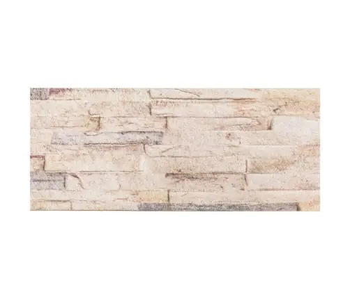 3D Seinapaneelid 14 Tk, Valge Ja Punane, 100 X 25 cm Eps