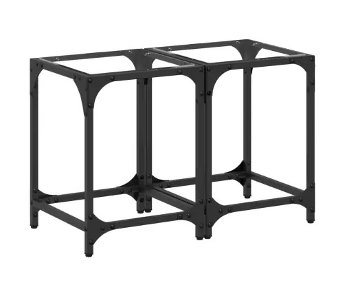 Kafijas Galdiņi, 2 Gab., 30X30X40Cm, Caurspīdīgs, Rūdīts Stikls Vidaxl