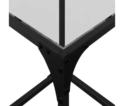 Kafijas Galdiņi, 2 Gab., 30X30X40Cm, Caurspīdīgs, Rūdīts Stikls Vidaxl