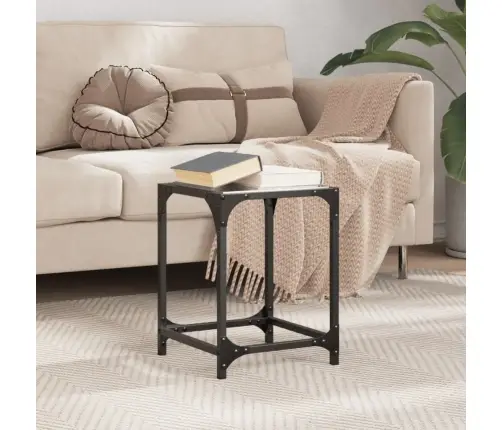 Kohvilaud, Must Klaasplaat, 30X30X40 cm Teras