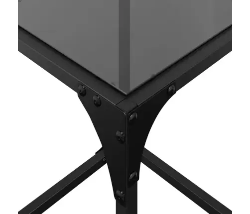 Kohvilaud, Must Klaasplaat, 30X30X40 cm Teras