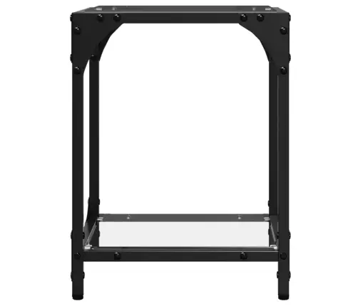 Kafijas Galdiņi, 2 Gab., 30X30X40Cm, Caurspīdīgs, Rūdīts Stikls Vidaxl