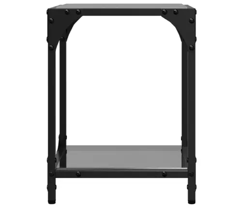 Kafijas Galdiņi Ar Melnu Stikla Virsmu, 2 Gab., 30X30X40 Cm Vidaxl