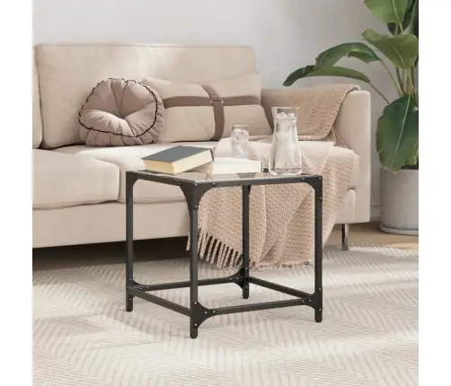 Kohvilaud, Läbipaistev Klaasplaat, 40 X 40 X 40 cm Teras