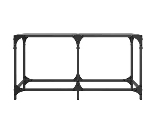 Kafijas Galdiņš Ar Melnu Stikla Virsmu, 78,5X40X40 Cm, Tērauds Vidaxl Kafijas Galdiņš Ar Melnu Stikla Virsmu, 78,5X40X40 Cm, Tērauds Vidaxl