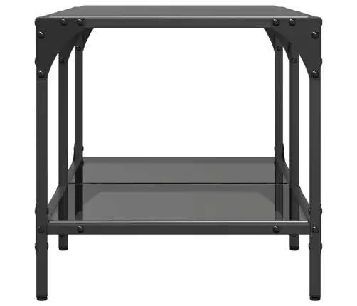 Kohvilaud, Must Klaasplaat, 78,5X40X40 cm Teras Kohvilaud, Must Klaasplaat, 78,5X40X40 cm Teras