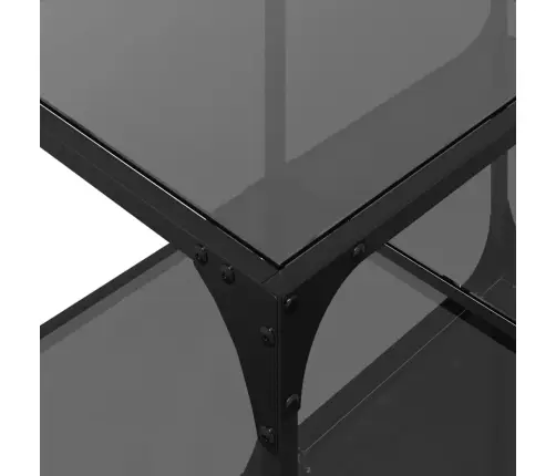 Kohvilaud, Must Klaasplaat, 78,5X40X40 cm Teras Kohvilaud, Must Klaasplaat, 78,5X40X40 cm Teras