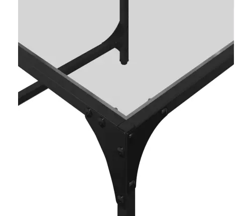 Üksteise Alla Mahtuvad Kohvilauad 2 Tk, Läbipaistev Klaasplaat Üksteise Alla Mahtuvad Kohvilauad 2 Tk, Läbipaistev Klaasplaat