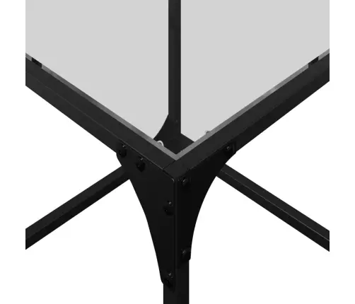 Galdiņi, 3 Gab., Caurspīdīga Stikla Virsma, Tērauds Vidaxl