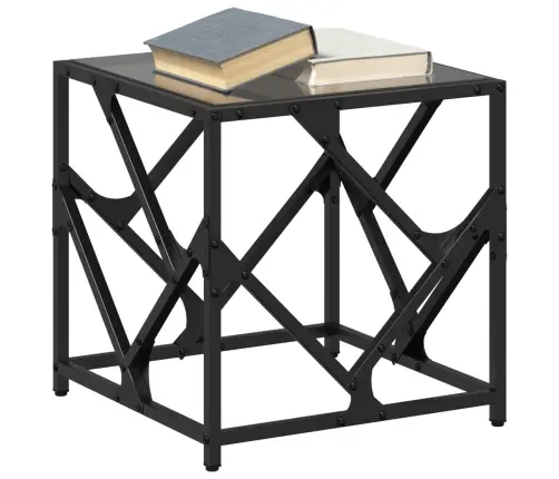 Kohvilaud, Must Klaasplaat, 40X40X41 cm Teras