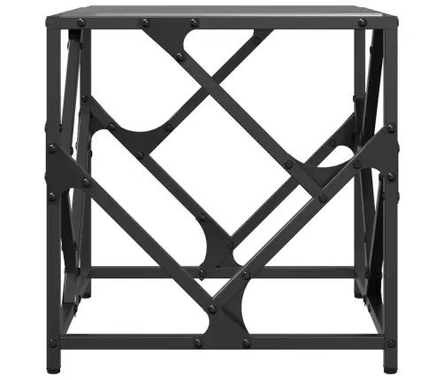 Kohvilaud, Must Klaasplaat, 40X40X41 cm Teras