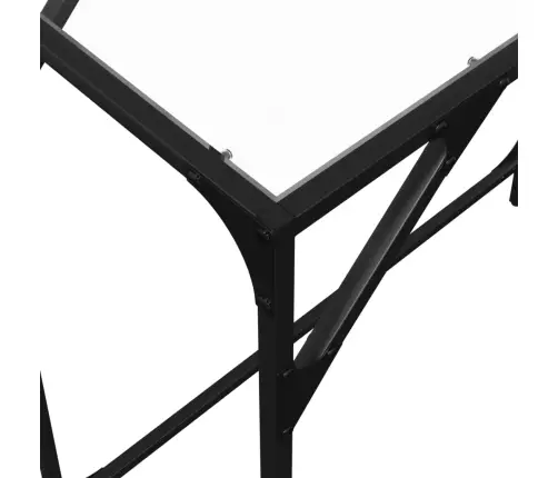 Kohvilaud, Läbipaistev Klaasplaat, 80X35X81 cm Teras