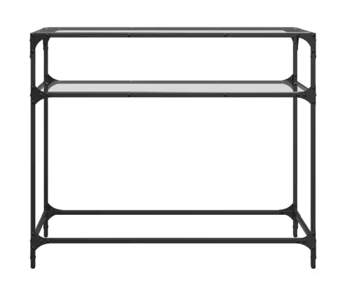 Kohvilaud, Läbipaistev Klaasplaat, 98X35X81 cm Teras